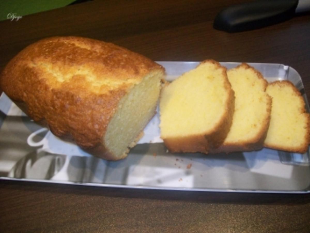 Zitronen - Sandkuchen - Rezept